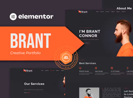 Brant – Creative Portfolio & Agency Elementor Template Kit