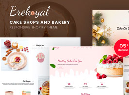 Brekoyal – Cake & Bakery Responsive Shopify Theme