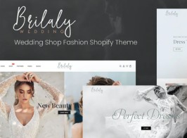 Brilaly – Wedding Shop Fashion Shopify Theme