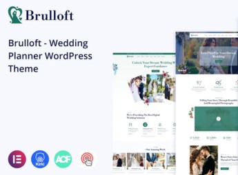 Brulloft – Wedding Planner WordPress Theme