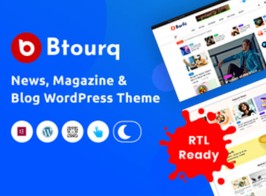 Btourq – WordPress News Magazine Theme