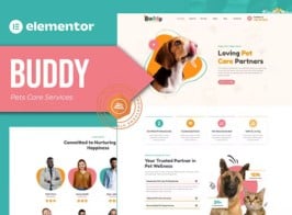 Buddy – Pet Care Services Elementor Template Kit