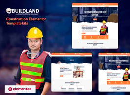 Buildland – Construction Business Elementor Template Kit
