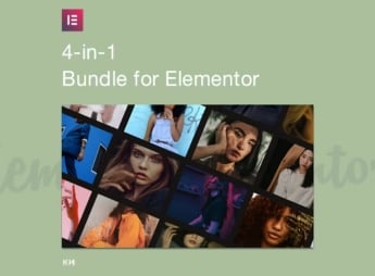 4-in-1 Elementor WordPress Bundle