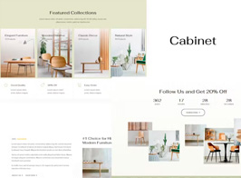 Cabinet – Furniture Store Elementor Template Kit