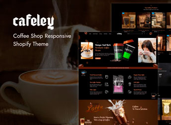 Cafeley – Coffee Shop Responsive Shopify Theme