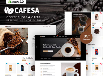 Cafesa – Coffee Shops & Cafés Shopify Theme