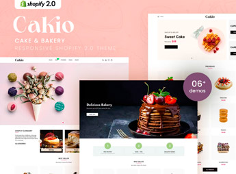 Cakio – Cake & Bakery Responsive Shopify 2.0 Theme
