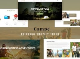 Campe – Camping & Adventure Shopify Store