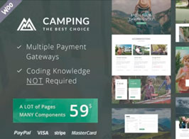 Camping Village – Campground Caravan Hiking Tent Accommodation