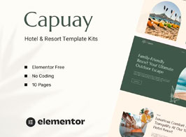 Capuay – Hotel e Resort Elementor Template Kit