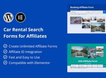 Car Rental Search Forms for Affiliates