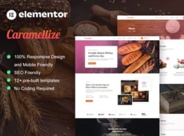 Carramelize – Cake & Pastry Elementor Pro Template Kit