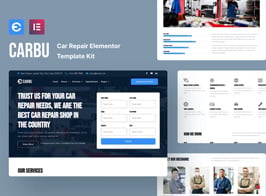 Carbu – Car Repair Elementor Template Kit