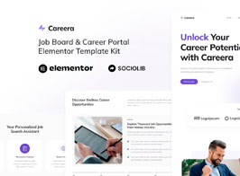 Careera – Job Board & Career Portal Elementor Template Kit