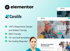 Carolife – Home Care & Private Nursing Services Elementor Template Kit