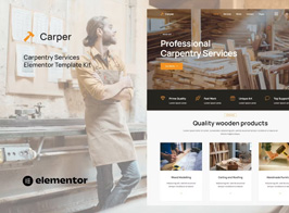 Carper – Carpenter & Craftman Elementor Template Kit