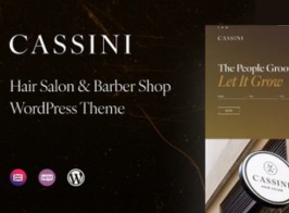 Cassini – Hair Salon & Barber Shop WordPress Theme