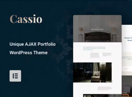 Cassio – AJAX Portfolio WordPress Theme