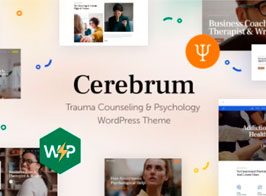 Cerebrum – Trauma Counseling & Psychology WordPress Theme