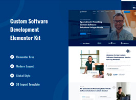 Cetech – Custom Software Development Services Elementor Template Kit
