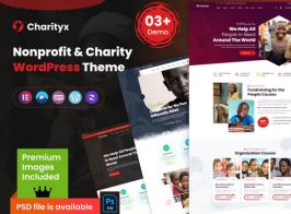 Charityx – Charity & Nonprofit WordPress Theme
