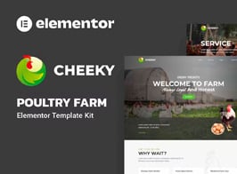 Cheeky – Poultry Farm Elementor Template Kit