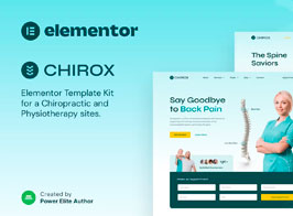 Chirox – Chiropractic & Physiotherapy Elementor Template Kit