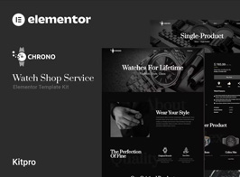 Chrono – Watch Service Elementor Template Kit