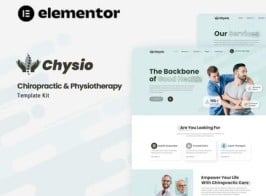 Chysio – Chiropractic & Physiotherapy Elementor Template Kit