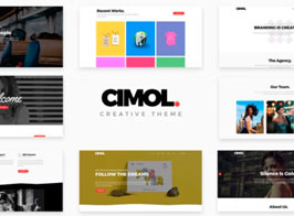 Cimol – Responsive One & Multi Page Portfolio Theme