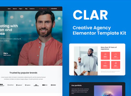Clar – Creative Agency Elementor Template Kit