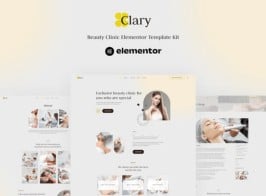 Clary – Beauty Clinic Elementor Template Kit