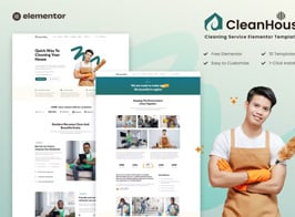 CleanHouse – Cleaning Service Template Kit