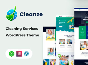 Cleanze – Cleaning Service WordPress Theme + RTL