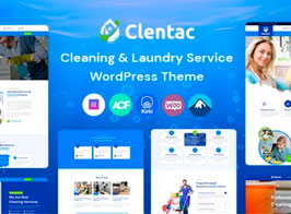 Clentac – Cleaning Services WordPress Theme
