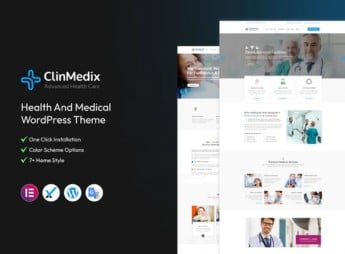 Clinmedix – Health & Medical WordPress Theme