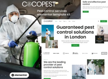 Cocopest – Pest Control Services Elementor Template Kit