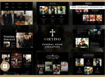 Coffino – Funeral Home Services Elementor Template Kit
