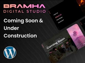 Bramha – Coming Soon & Under Construction WordPress Theme