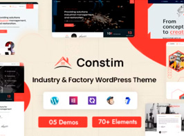 Constim – Industrial, Industry & Factory WordPress Theme