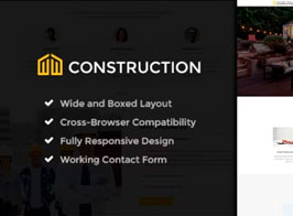 Construction – Business & Building Company WordPress Theme