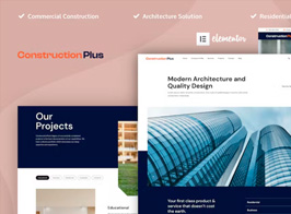Construction Plus – Construction Elementor Template Kit
