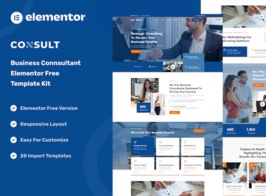 Consult – Business Consulting & Strategy Elementor Template Kit