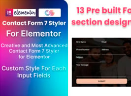 BWD Contact Form 7 Styler Addon For Elementor