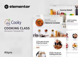 Cooky – Cooking Class Elementor Template Kit