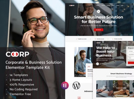 Coorp – Multi-purpose Business Solutions Elementor Template Kit