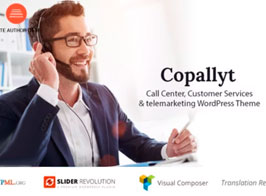 Copallyt : Call Center & Telemarketing WordPress Theme