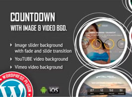 CountDown With Image or Video Background – Responsive WordPress Plugin