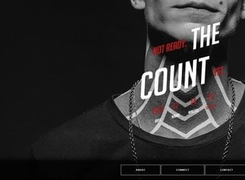 The Count || Responsive Coming Soon Page